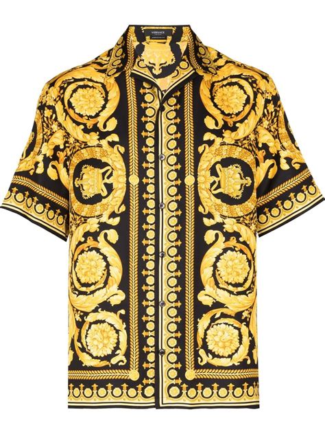 versace man camicia|versace men's shirts.